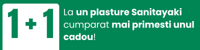 La un plasture Sanitayaki cumparat mai primesti unul cadou!