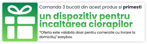 La oricare 3 produse Rayat sau Scudotex cumparate primesti un Dispozitiv de incaltare ciorapi