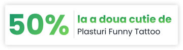 Plasturi pentru copii, Funny Tattoo, 12 bucati
