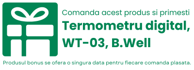 Comanda acest produs si primesti un Termometru digital, WT-03, B.Well