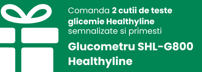 Glucometru cadou la 2 cutii de teste achizitionate