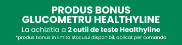 La 2 cutii de teste cumparate primesti un Glucometru Healthyline 