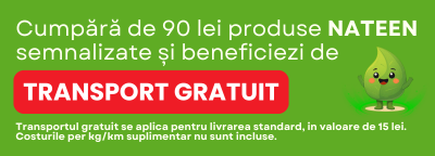 Cumpără de 90 lei produse NATEEN și beneficiezi de transport gratuit