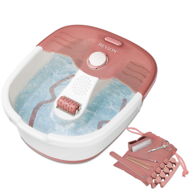 Aparat de hidromasaj pentru picioare REVLON Foot Spa si set pentru pedichiura