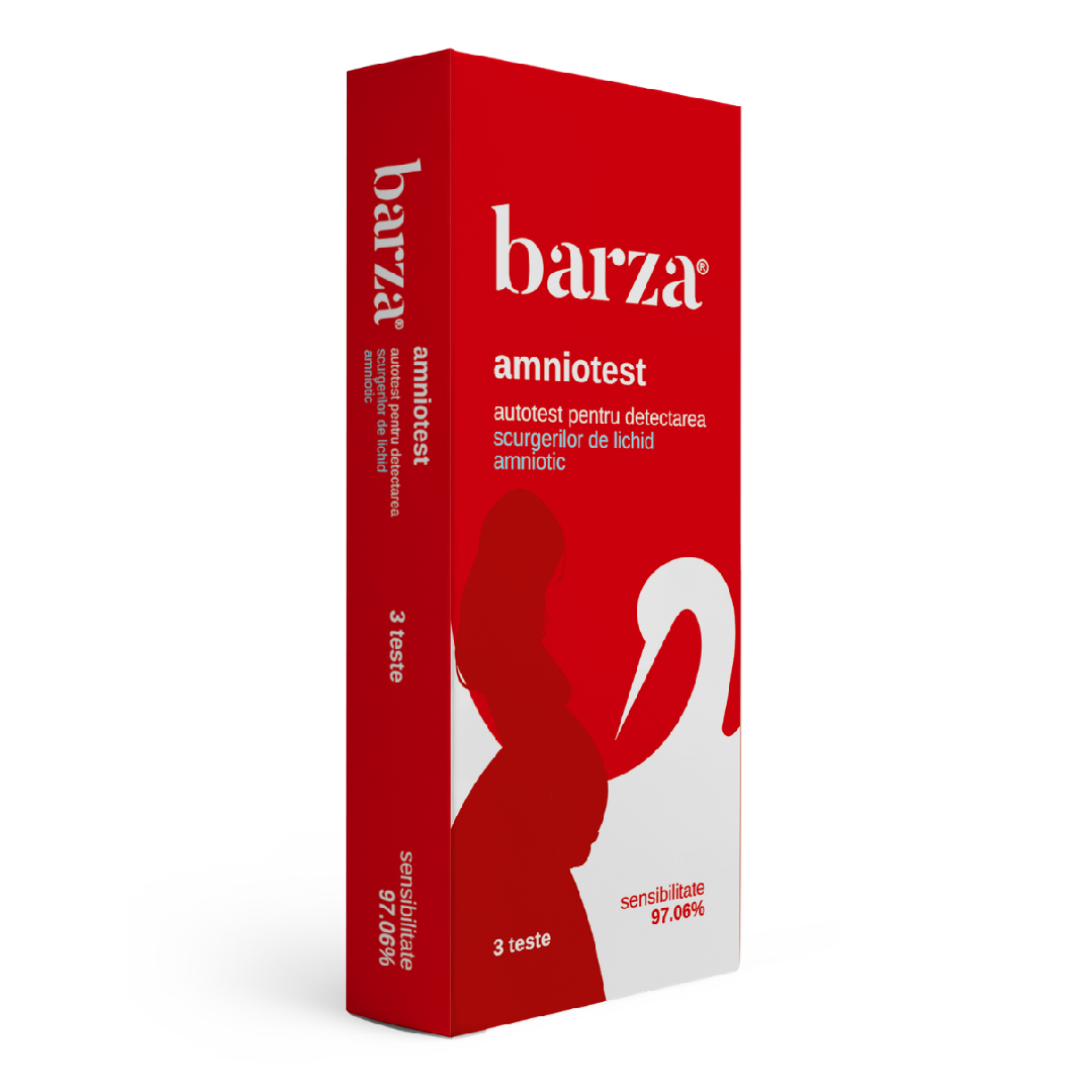Autotest pentru detectarea scurgerilor de lichid amniotic, 3 teste, Barza