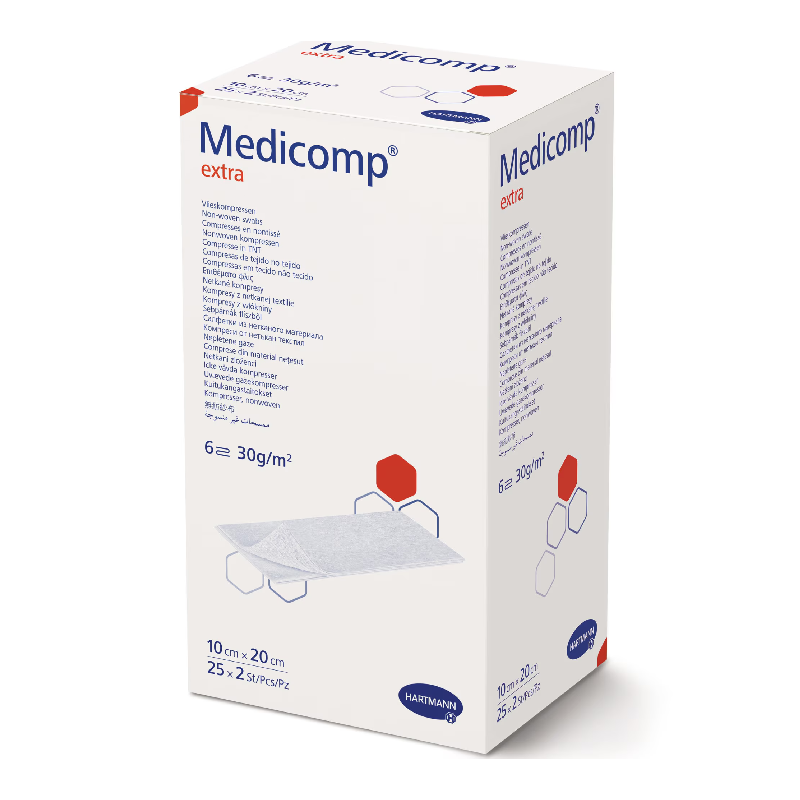 Comprese HartMann Medicomp Extra steril 10x20 cm x 25 plicuri
