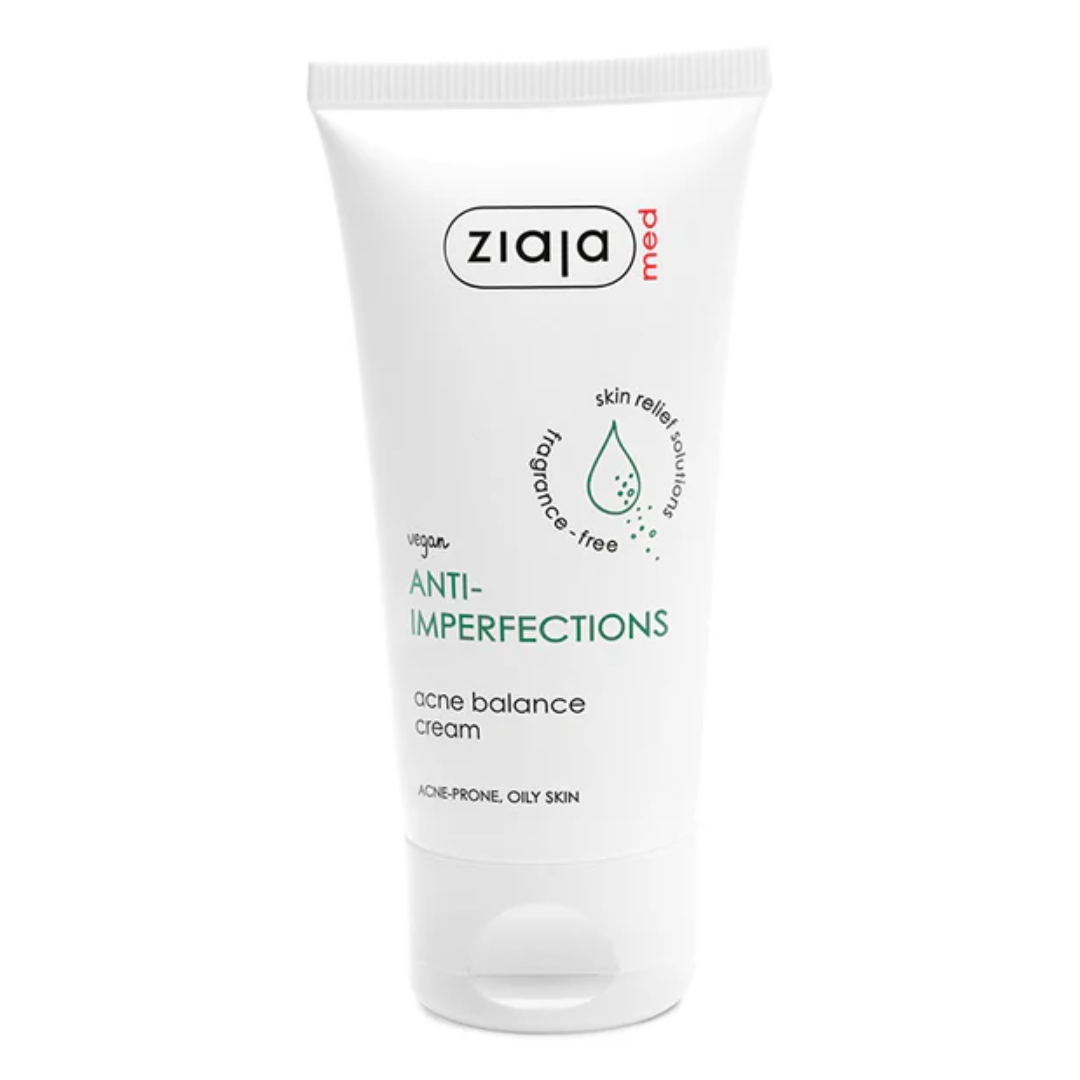 ZIAJA Med-Crema antiacneica pentru ten gras, acneic, seboreic, 50 ml