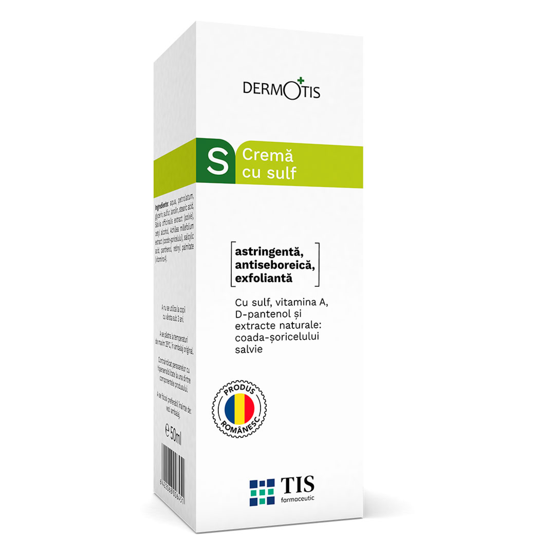 DermoTIS Crema cu sulf x 50 ml TIS
