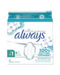 Absorbante din bumbac Cotton Protection, Marimea 1, 11 bucati, Always