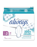Absorbante din bumbac Cotton Protection, Marimea 2, 9 bucati, Always