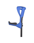 Carja cu sprijin pe antebrat din aluminiu ErgoTech (albastra)