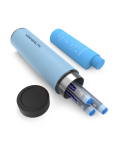 Termos portabil pentru insulina, capacitate 2-3 stilouri, Kekhealth Holiday, Gradient Blue