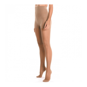 Ciorapii compresivi bej FORTE tip dres, 140 DEN, Scudotex