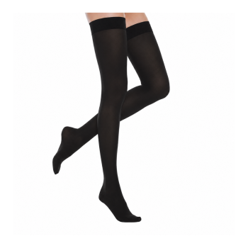 Ciorapi compresivi negri Clasa I Rayat AG, pana la coapsa, cu varf inchis