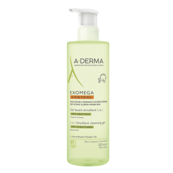 Gel de curatare 2in1, piele uscata cu tendinta atopica Exomega Control, 200ml, A-Derma