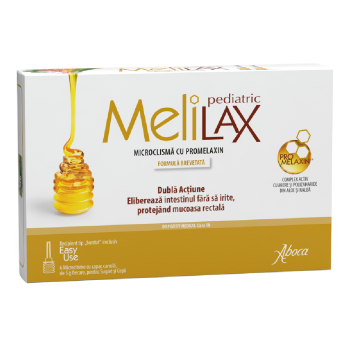 MeliLax microclisme cu propolis Pediatric, 6 bucati, Aboca