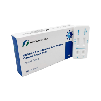 Test rapid combo 3 in 1 Covid19/ Gripa A+B, Safecare, 1 test/cutie