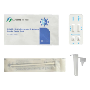 Test rapid combo 3 in 1 Covid19/ Gripa A+B, Safecare, 1 test/cutie