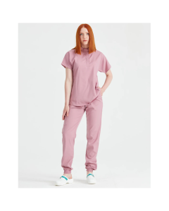 Costum medical roz pudra unisex, Model Activity