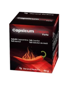 Crema Capsicum forte cu ardei iute, 40g