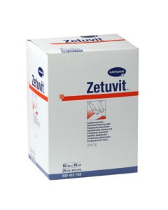 HartMann Zetuvit comprese absorbante sterile 10×10 cm, 25 buc