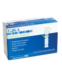 Lancete (ace) sterile Fora, 50 buc