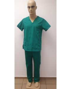 Bluza medicala de culoare verde – model unisex