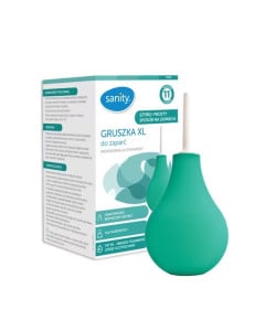 Para Sanity XL nr. 11 pentru irigare intestinala, din cauciuc, pentru adulti si copii 3 ani+, 347 ml, Verde