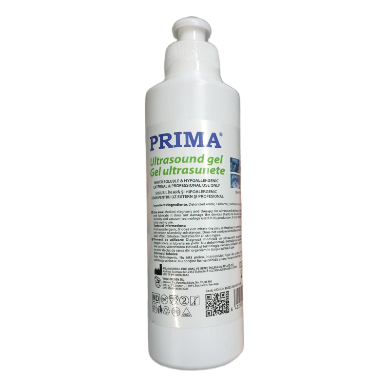 Gel ultrasunete transparent in flacon, 260ml