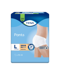 Chiloti incontinenta urinara, TENA Pants Normal Large, 10 bucati