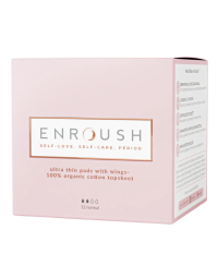 Enroush Absorbante Bumbac Organic Normale, 12 bucati