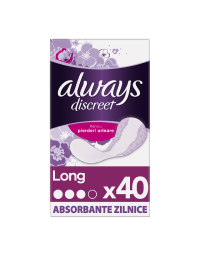 Always Discreet Liners Large, 40 bucati