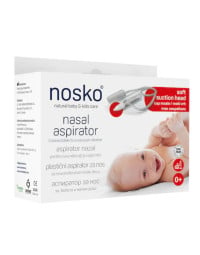 Aspirator nazal cu cap de aspiratie moale 0luni Nosko