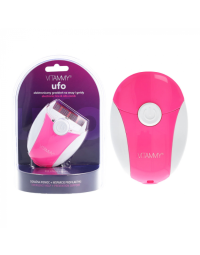 Pieptene electric paduchi, cu LED Vitammy Ufo, Roz