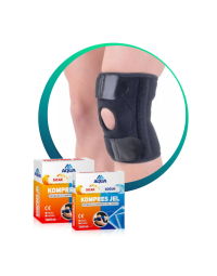 Set genunchi cu orteza mobila SRT 348, 2 bucati comprese gel cald rece