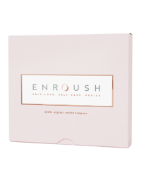 Enroush Tampoane Bumbac Organic Normale, 16 bucati