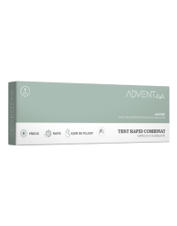 Test rapid combo 3 in 1 pentru Gripa A/B si Covid 19, Advent Life, 1 bucata