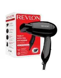 Uscator de par REVLON Travel, 2 viteze, 2 trepte de temperatura, Negru
