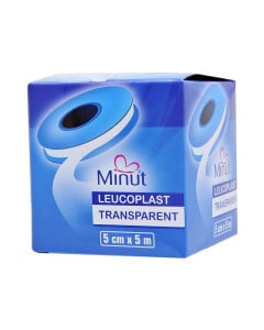 MINUT Leucoplast transparent, 5 cm x 5 m