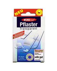 Plasturi  transparenti combinati x 20 buc