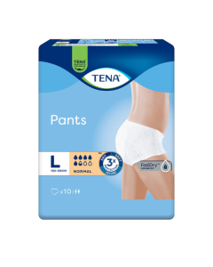 Chiloti incontinenta urinara, TENA Pants Normal Large, 10 bucati