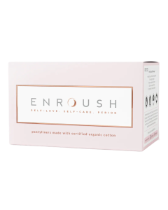 Absorbante zilnice din bumbac organic, 24 bucati, Enroush