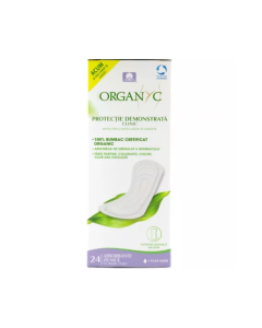 Absorbante zilnice din bumbac organic, 24 bucati, Organyc