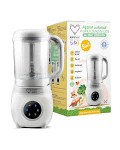 Aparat automat multifunctional de gatit cu aburi si blender 5in1, EasyCare Baby