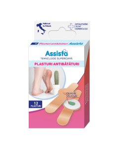 Plasturi antibataturi, 12 bucati, Assista 