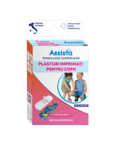 Plasturi pentru copii, 10 bucati, Assista 