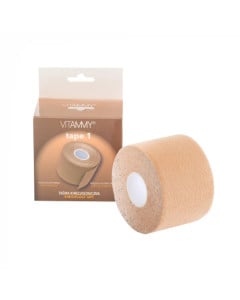 Banda Kinesiologica impermeabila Vitammy, colorata, 5 cm x 5 m