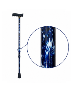 Baston reglabil din aluminiu, Albastru, JL920L