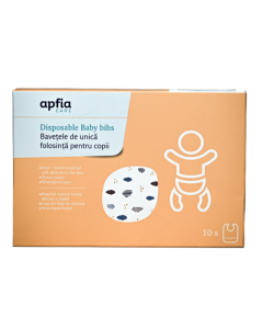 Bavete de unica folosinta, 10 bucati, Apfia Care