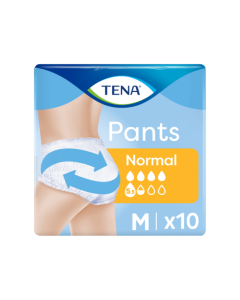 Chiloti incontinenta urinara, TENA Pants Normal Medium, 10 bucati
